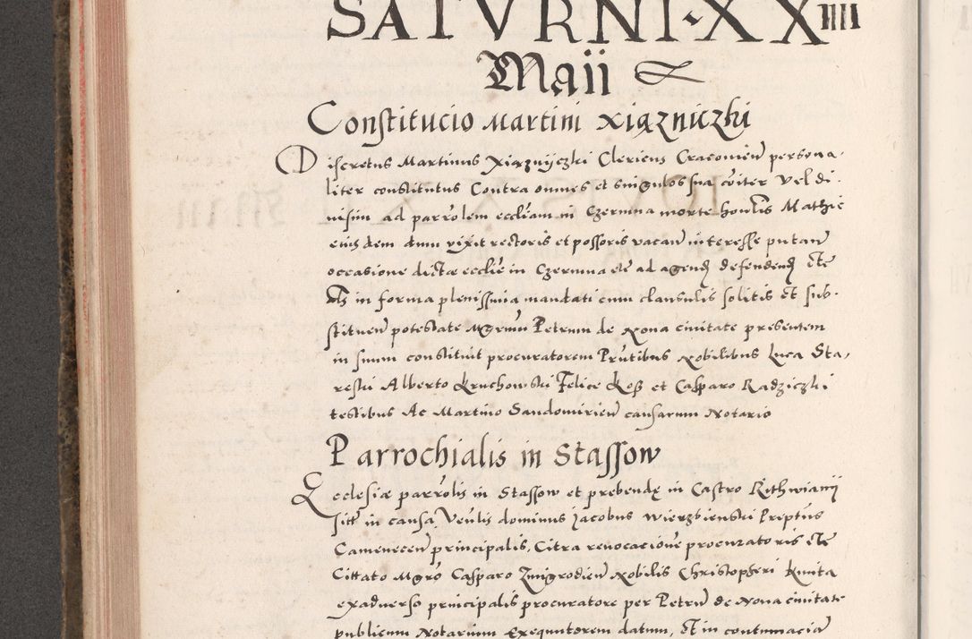 Zdjęcie nr 380 dla obiektu archiwalnego: Acta actorum causarum, sententiarum tam diffinitivarum quam interloquutoriarum, decretorum, obligationum, quietationum, constitutionum procuratorum etc. coram reverendo domino Martino Izdbienski de Russiecz archidiacono Posnaniensi, custode et in spiritualibus vicario generali Cracoviensi, ad annum Domini millesimum quingesimum sexagesimum quintum, cuius indictio octava, pontificatus Pii pape, annus sextus, continuantur
