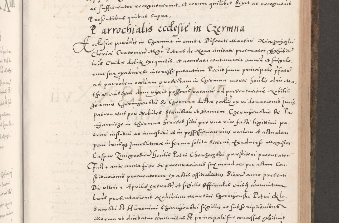 Zdjęcie nr 381 dla obiektu archiwalnego: Acta actorum causarum, sententiarum tam diffinitivarum quam interloquutoriarum, decretorum, obligationum, quietationum, constitutionum procuratorum etc. coram reverendo domino Martino Izdbienski de Russiecz archidiacono Posnaniensi, custode et in spiritualibus vicario generali Cracoviensi, ad annum Domini millesimum quingesimum sexagesimum quintum, cuius indictio octava, pontificatus Pii pape, annus sextus, continuantur