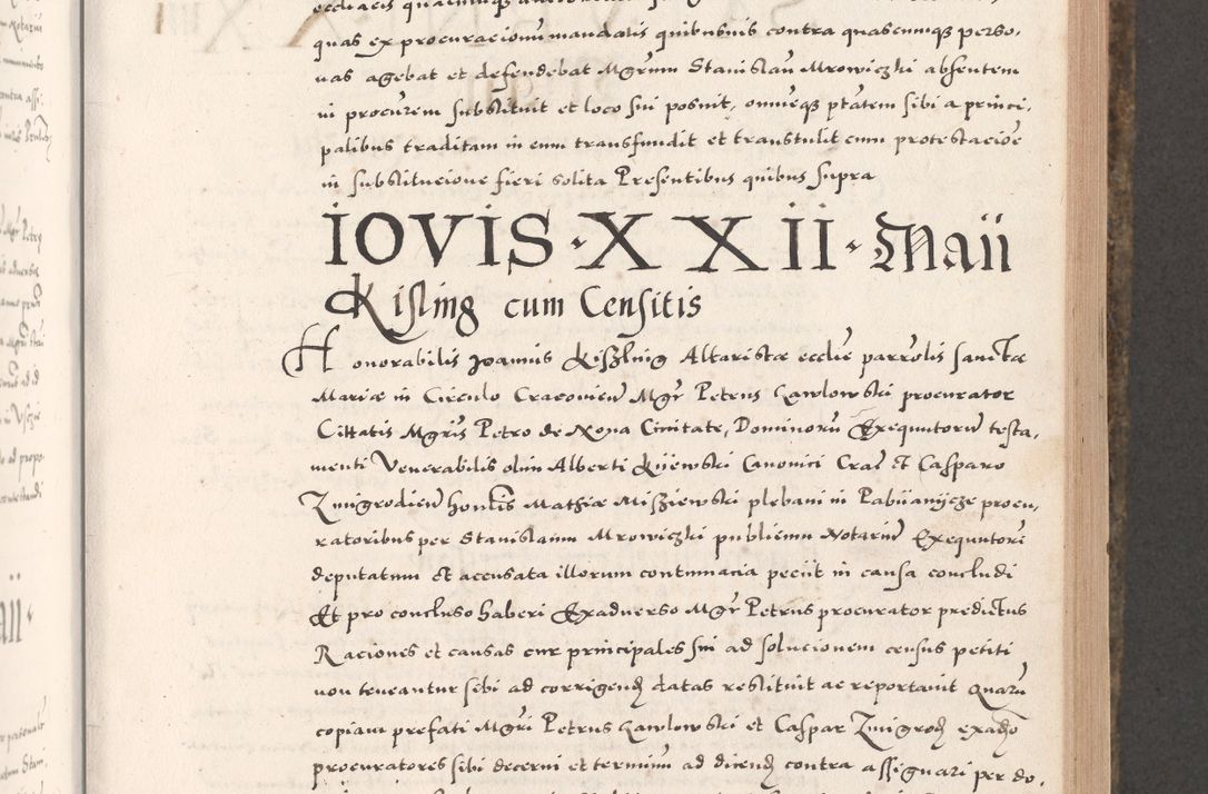 Zdjęcie nr 379 dla obiektu archiwalnego: Acta actorum causarum, sententiarum tam diffinitivarum quam interloquutoriarum, decretorum, obligationum, quietationum, constitutionum procuratorum etc. coram reverendo domino Martino Izdbienski de Russiecz archidiacono Posnaniensi, custode et in spiritualibus vicario generali Cracoviensi, ad annum Domini millesimum quingesimum sexagesimum quintum, cuius indictio octava, pontificatus Pii pape, annus sextus, continuantur