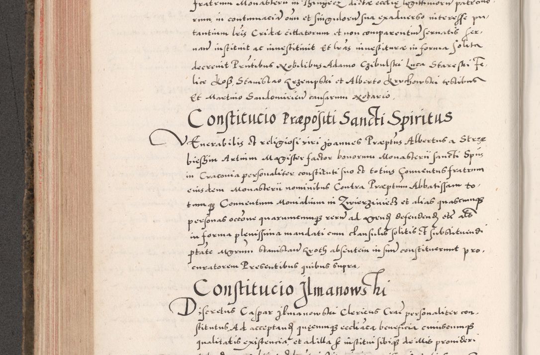 Zdjęcie nr 364 dla obiektu archiwalnego: Acta actorum causarum, sententiarum tam diffinitivarum quam interloquutoriarum, decretorum, obligationum, quietationum, constitutionum procuratorum etc. coram reverendo domino Martino Izdbienski de Russiecz archidiacono Posnaniensi, custode et in spiritualibus vicario generali Cracoviensi, ad annum Domini millesimum quingesimum sexagesimum quintum, cuius indictio octava, pontificatus Pii pape, annus sextus, continuantur
