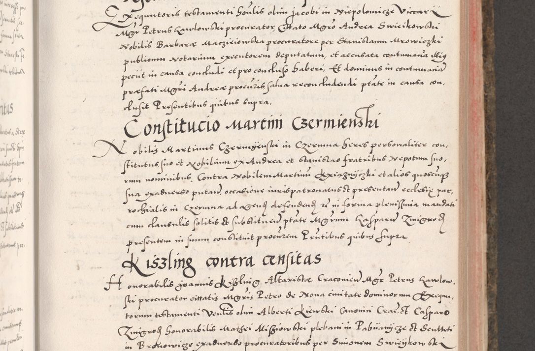 Zdjęcie nr 365 dla obiektu archiwalnego: Acta actorum causarum, sententiarum tam diffinitivarum quam interloquutoriarum, decretorum, obligationum, quietationum, constitutionum procuratorum etc. coram reverendo domino Martino Izdbienski de Russiecz archidiacono Posnaniensi, custode et in spiritualibus vicario generali Cracoviensi, ad annum Domini millesimum quingesimum sexagesimum quintum, cuius indictio octava, pontificatus Pii pape, annus sextus, continuantur
