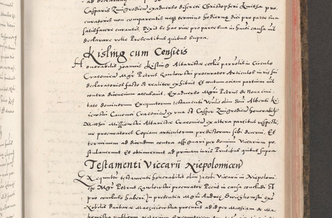 Zdjęcie nr 359 dla obiektu archiwalnego: Acta actorum causarum, sententiarum tam diffinitivarum quam interloquutoriarum, decretorum, obligationum, quietationum, constitutionum procuratorum etc. coram reverendo domino Martino Izdbienski de Russiecz archidiacono Posnaniensi, custode et in spiritualibus vicario generali Cracoviensi, ad annum Domini millesimum quingesimum sexagesimum quintum, cuius indictio octava, pontificatus Pii pape, annus sextus, continuantur
