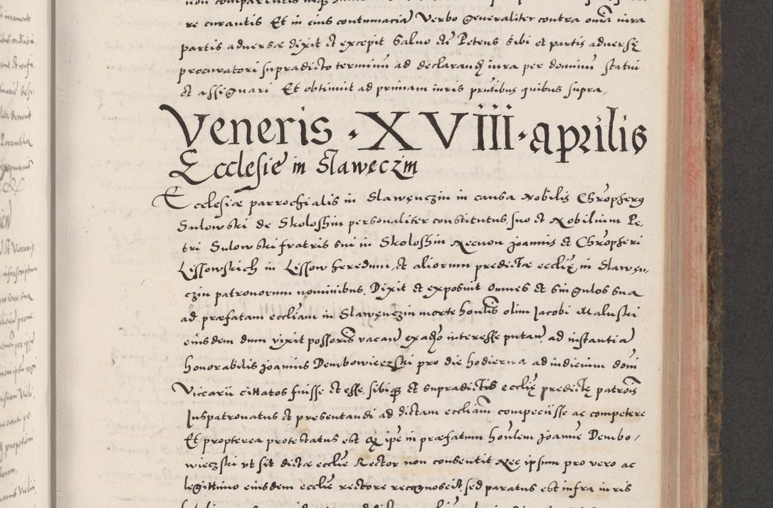 Zdjęcie nr 357 dla obiektu archiwalnego: Acta actorum causarum, sententiarum tam diffinitivarum quam interloquutoriarum, decretorum, obligationum, quietationum, constitutionum procuratorum etc. coram reverendo domino Martino Izdbienski de Russiecz archidiacono Posnaniensi, custode et in spiritualibus vicario generali Cracoviensi, ad annum Domini millesimum quingesimum sexagesimum quintum, cuius indictio octava, pontificatus Pii pape, annus sextus, continuantur