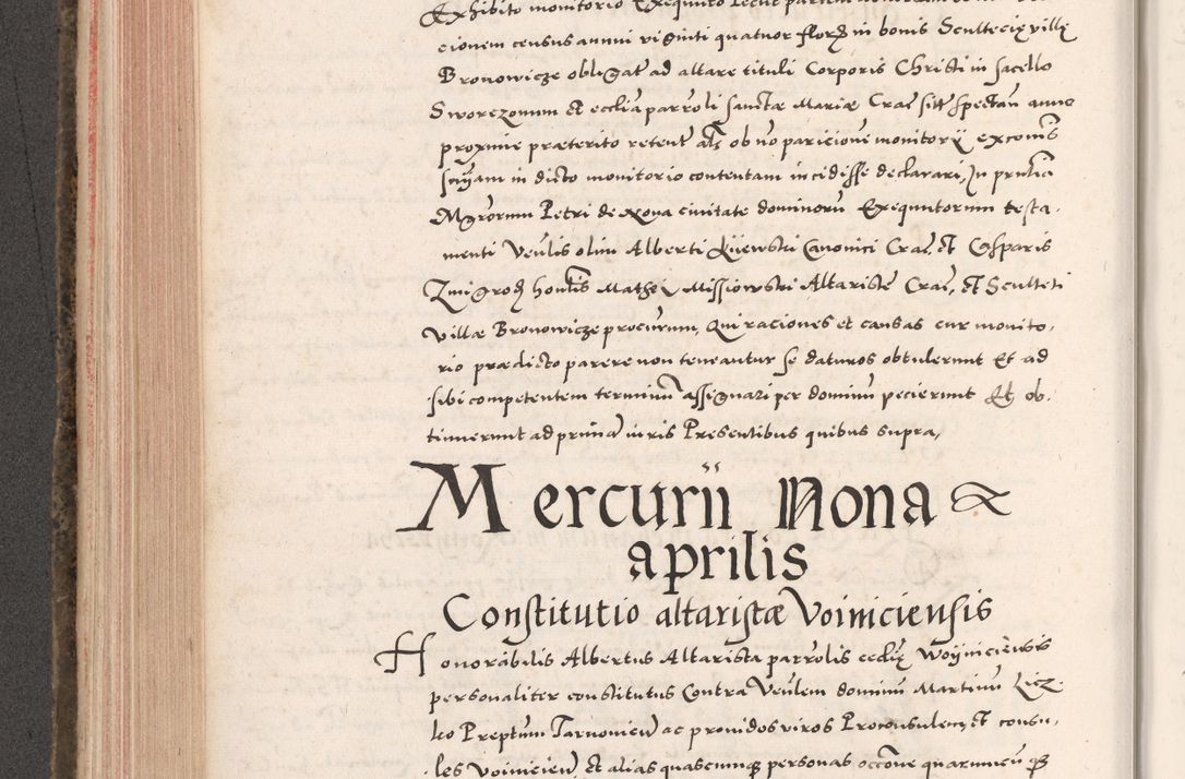 Zdjęcie nr 348 dla obiektu archiwalnego: Acta actorum causarum, sententiarum tam diffinitivarum quam interloquutoriarum, decretorum, obligationum, quietationum, constitutionum procuratorum etc. coram reverendo domino Martino Izdbienski de Russiecz archidiacono Posnaniensi, custode et in spiritualibus vicario generali Cracoviensi, ad annum Domini millesimum quingesimum sexagesimum quintum, cuius indictio octava, pontificatus Pii pape, annus sextus, continuantur