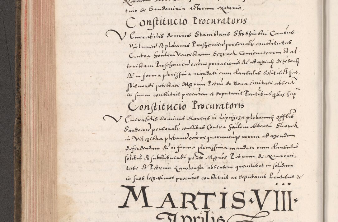 Zdjęcie nr 346 dla obiektu archiwalnego: Acta actorum causarum, sententiarum tam diffinitivarum quam interloquutoriarum, decretorum, obligationum, quietationum, constitutionum procuratorum etc. coram reverendo domino Martino Izdbienski de Russiecz archidiacono Posnaniensi, custode et in spiritualibus vicario generali Cracoviensi, ad annum Domini millesimum quingesimum sexagesimum quintum, cuius indictio octava, pontificatus Pii pape, annus sextus, continuantur