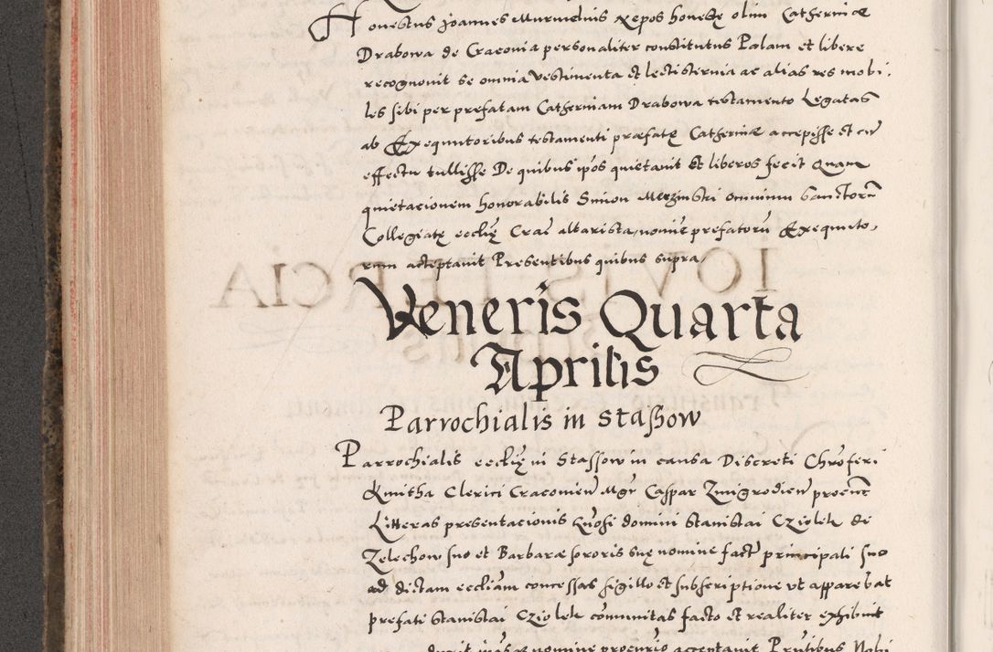 Zdjęcie nr 344 dla obiektu archiwalnego: Acta actorum causarum, sententiarum tam diffinitivarum quam interloquutoriarum, decretorum, obligationum, quietationum, constitutionum procuratorum etc. coram reverendo domino Martino Izdbienski de Russiecz archidiacono Posnaniensi, custode et in spiritualibus vicario generali Cracoviensi, ad annum Domini millesimum quingesimum sexagesimum quintum, cuius indictio octava, pontificatus Pii pape, annus sextus, continuantur