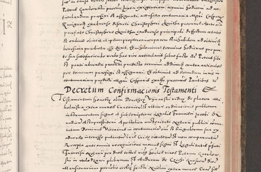 Zdjęcie nr 339 dla obiektu archiwalnego: Acta actorum causarum, sententiarum tam diffinitivarum quam interloquutoriarum, decretorum, obligationum, quietationum, constitutionum procuratorum etc. coram reverendo domino Martino Izdbienski de Russiecz archidiacono Posnaniensi, custode et in spiritualibus vicario generali Cracoviensi, ad annum Domini millesimum quingesimum sexagesimum quintum, cuius indictio octava, pontificatus Pii pape, annus sextus, continuantur