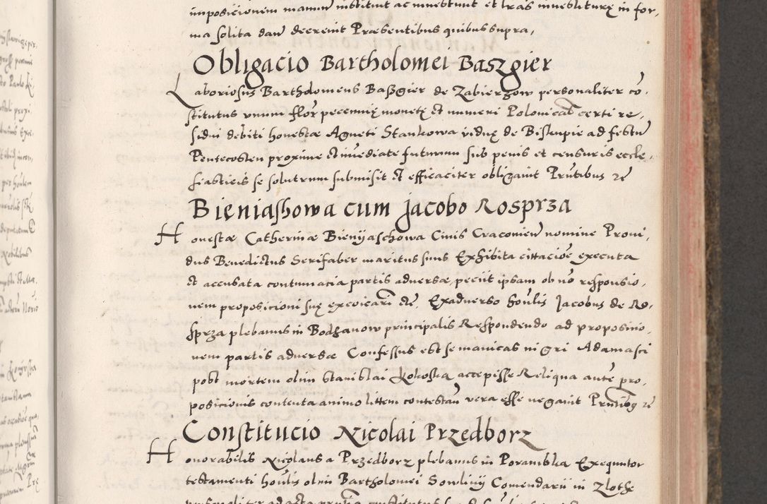 Zdjęcie nr 341 dla obiektu archiwalnego: Acta actorum causarum, sententiarum tam diffinitivarum quam interloquutoriarum, decretorum, obligationum, quietationum, constitutionum procuratorum etc. coram reverendo domino Martino Izdbienski de Russiecz archidiacono Posnaniensi, custode et in spiritualibus vicario generali Cracoviensi, ad annum Domini millesimum quingesimum sexagesimum quintum, cuius indictio octava, pontificatus Pii pape, annus sextus, continuantur