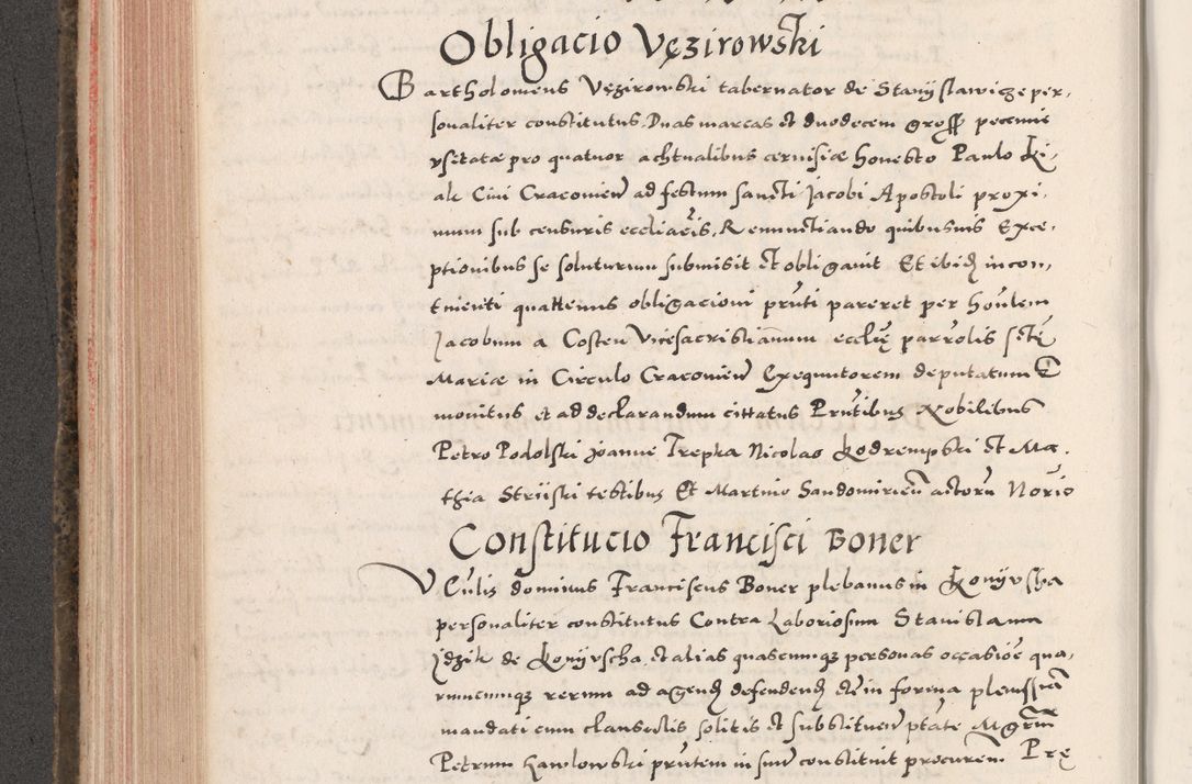 Zdjęcie nr 340 dla obiektu archiwalnego: Acta actorum causarum, sententiarum tam diffinitivarum quam interloquutoriarum, decretorum, obligationum, quietationum, constitutionum procuratorum etc. coram reverendo domino Martino Izdbienski de Russiecz archidiacono Posnaniensi, custode et in spiritualibus vicario generali Cracoviensi, ad annum Domini millesimum quingesimum sexagesimum quintum, cuius indictio octava, pontificatus Pii pape, annus sextus, continuantur