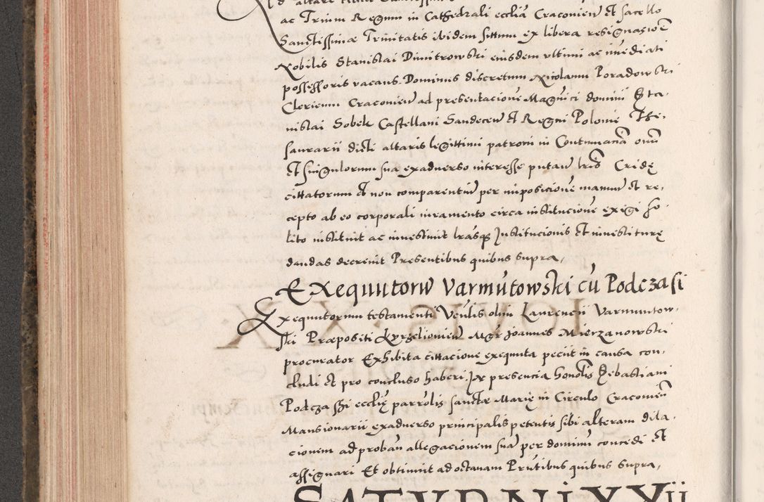 Zdjęcie nr 326 dla obiektu archiwalnego: Acta actorum causarum, sententiarum tam diffinitivarum quam interloquutoriarum, decretorum, obligationum, quietationum, constitutionum procuratorum etc. coram reverendo domino Martino Izdbienski de Russiecz archidiacono Posnaniensi, custode et in spiritualibus vicario generali Cracoviensi, ad annum Domini millesimum quingesimum sexagesimum quintum, cuius indictio octava, pontificatus Pii pape, annus sextus, continuantur
