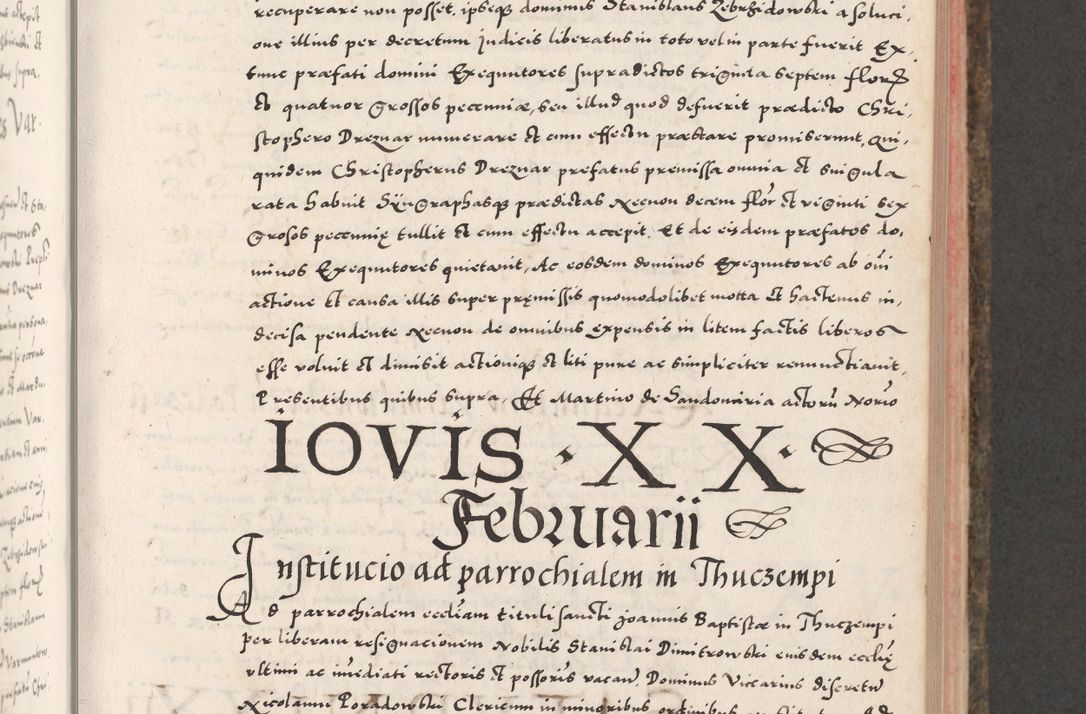 Zdjęcie nr 325 dla obiektu archiwalnego: Acta actorum causarum, sententiarum tam diffinitivarum quam interloquutoriarum, decretorum, obligationum, quietationum, constitutionum procuratorum etc. coram reverendo domino Martino Izdbienski de Russiecz archidiacono Posnaniensi, custode et in spiritualibus vicario generali Cracoviensi, ad annum Domini millesimum quingesimum sexagesimum quintum, cuius indictio octava, pontificatus Pii pape, annus sextus, continuantur