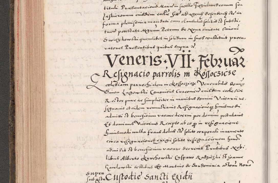 Zdjęcie nr 312 dla obiektu archiwalnego: Acta actorum causarum, sententiarum tam diffinitivarum quam interloquutoriarum, decretorum, obligationum, quietationum, constitutionum procuratorum etc. coram reverendo domino Martino Izdbienski de Russiecz archidiacono Posnaniensi, custode et in spiritualibus vicario generali Cracoviensi, ad annum Domini millesimum quingesimum sexagesimum quintum, cuius indictio octava, pontificatus Pii pape, annus sextus, continuantur