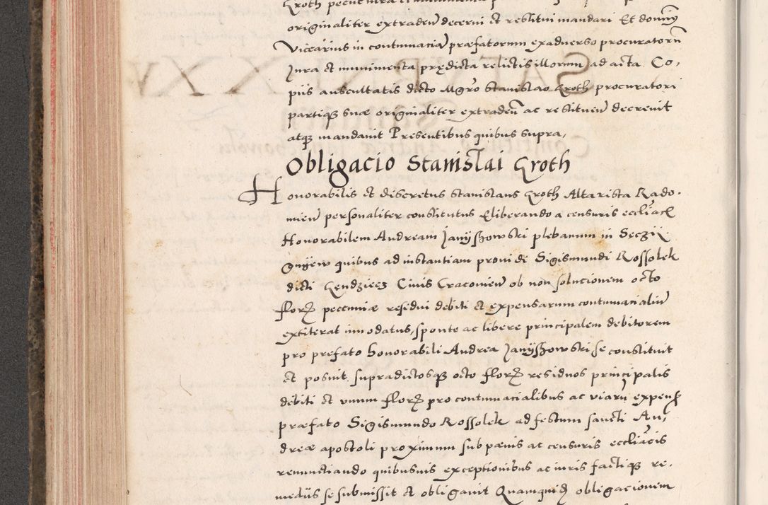 Zdjęcie nr 296 dla obiektu archiwalnego: Acta actorum causarum, sententiarum tam diffinitivarum quam interloquutoriarum, decretorum, obligationum, quietationum, constitutionum procuratorum etc. coram reverendo domino Martino Izdbienski de Russiecz archidiacono Posnaniensi, custode et in spiritualibus vicario generali Cracoviensi, ad annum Domini millesimum quingesimum sexagesimum quintum, cuius indictio octava, pontificatus Pii pape, annus sextus, continuantur