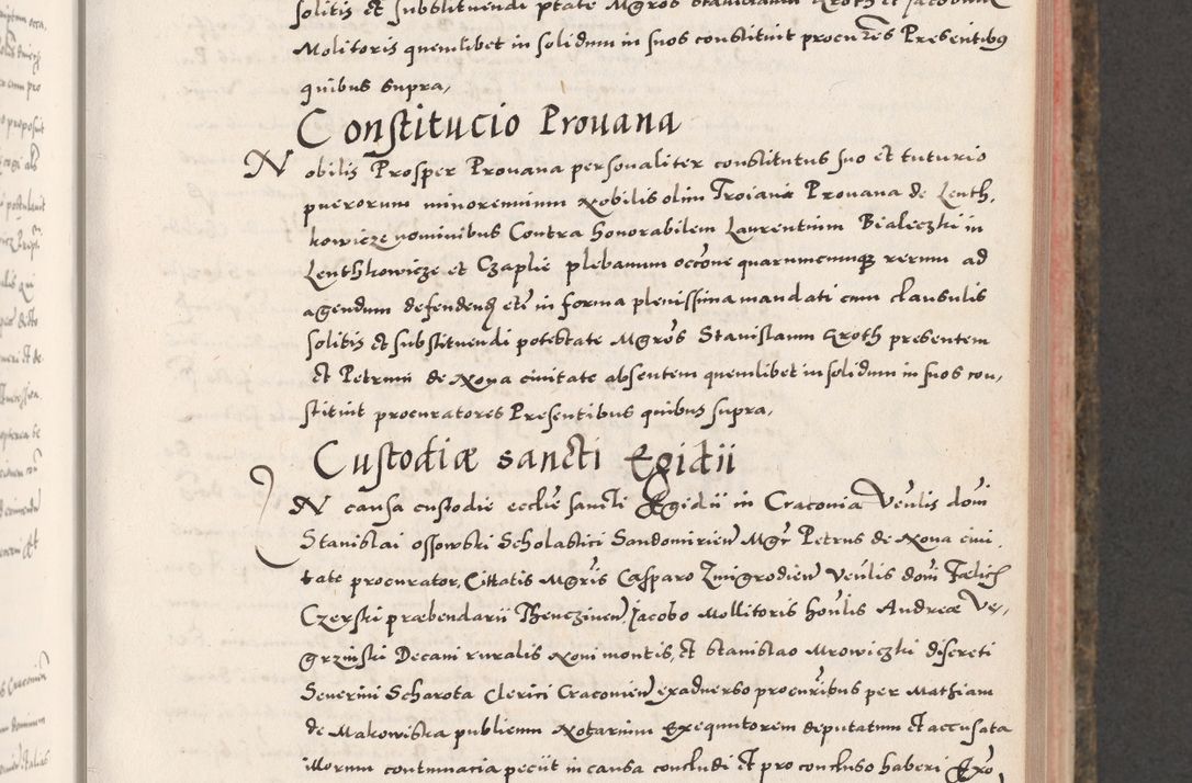 Zdjęcie nr 289 dla obiektu archiwalnego: Acta actorum causarum, sententiarum tam diffinitivarum quam interloquutoriarum, decretorum, obligationum, quietationum, constitutionum procuratorum etc. coram reverendo domino Martino Izdbienski de Russiecz archidiacono Posnaniensi, custode et in spiritualibus vicario generali Cracoviensi, ad annum Domini millesimum quingesimum sexagesimum quintum, cuius indictio octava, pontificatus Pii pape, annus sextus, continuantur