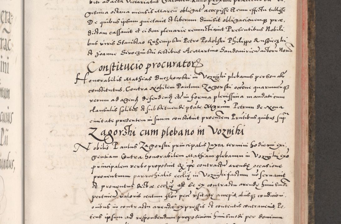 Zdjęcie nr 281 dla obiektu archiwalnego: Acta actorum causarum, sententiarum tam diffinitivarum quam interloquutoriarum, decretorum, obligationum, quietationum, constitutionum procuratorum etc. coram reverendo domino Martino Izdbienski de Russiecz archidiacono Posnaniensi, custode et in spiritualibus vicario generali Cracoviensi, ad annum Domini millesimum quingesimum sexagesimum quintum, cuius indictio octava, pontificatus Pii pape, annus sextus, continuantur