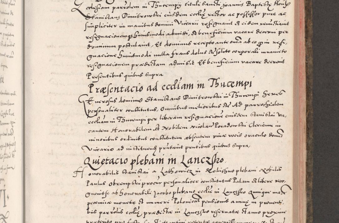 Zdjęcie nr 283 dla obiektu archiwalnego: Acta actorum causarum, sententiarum tam diffinitivarum quam interloquutoriarum, decretorum, obligationum, quietationum, constitutionum procuratorum etc. coram reverendo domino Martino Izdbienski de Russiecz archidiacono Posnaniensi, custode et in spiritualibus vicario generali Cracoviensi, ad annum Domini millesimum quingesimum sexagesimum quintum, cuius indictio octava, pontificatus Pii pape, annus sextus, continuantur