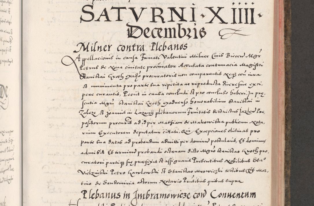 Zdjęcie nr 271 dla obiektu archiwalnego: Acta actorum causarum, sententiarum tam diffinitivarum quam interloquutoriarum, decretorum, obligationum, quietationum, constitutionum procuratorum etc. coram reverendo domino Martino Izdbienski de Russiecz archidiacono Posnaniensi, custode et in spiritualibus vicario generali Cracoviensi, ad annum Domini millesimum quingesimum sexagesimum quintum, cuius indictio octava, pontificatus Pii pape, annus sextus, continuantur