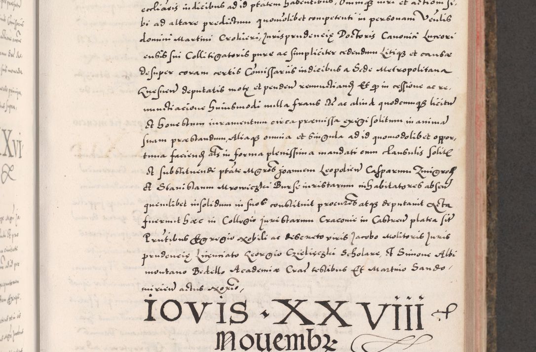 Zdjęcie nr 265 dla obiektu archiwalnego: Acta actorum causarum, sententiarum tam diffinitivarum quam interloquutoriarum, decretorum, obligationum, quietationum, constitutionum procuratorum etc. coram reverendo domino Martino Izdbienski de Russiecz archidiacono Posnaniensi, custode et in spiritualibus vicario generali Cracoviensi, ad annum Domini millesimum quingesimum sexagesimum quintum, cuius indictio octava, pontificatus Pii pape, annus sextus, continuantur