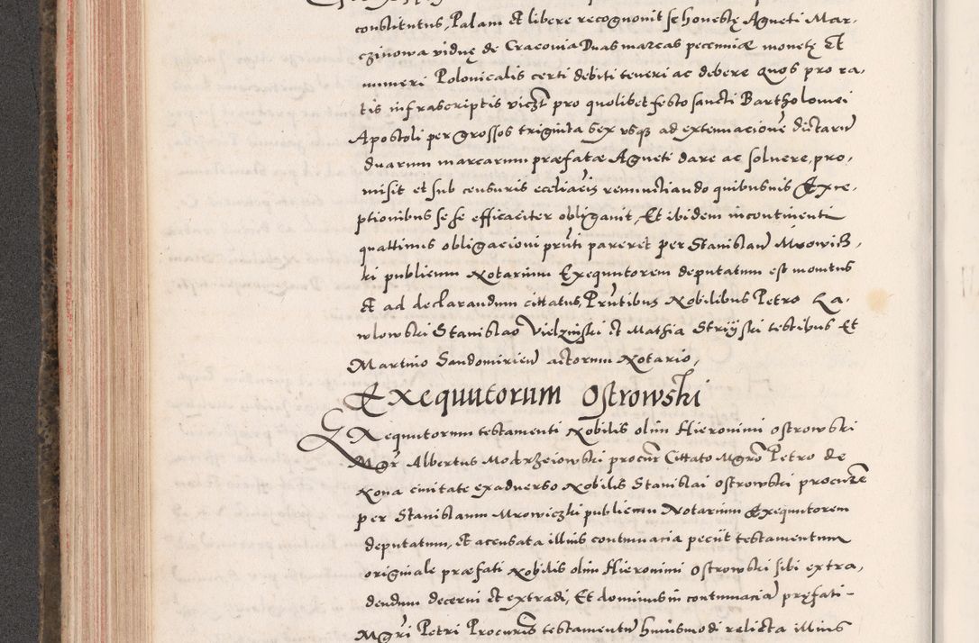 Zdjęcie nr 262 dla obiektu archiwalnego: Acta actorum causarum, sententiarum tam diffinitivarum quam interloquutoriarum, decretorum, obligationum, quietationum, constitutionum procuratorum etc. coram reverendo domino Martino Izdbienski de Russiecz archidiacono Posnaniensi, custode et in spiritualibus vicario generali Cracoviensi, ad annum Domini millesimum quingesimum sexagesimum quintum, cuius indictio octava, pontificatus Pii pape, annus sextus, continuantur