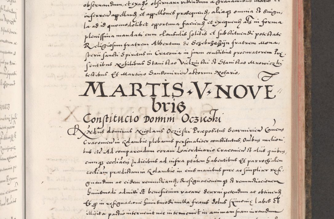 Zdjęcie nr 251 dla obiektu archiwalnego: Acta actorum causarum, sententiarum tam diffinitivarum quam interloquutoriarum, decretorum, obligationum, quietationum, constitutionum procuratorum etc. coram reverendo domino Martino Izdbienski de Russiecz archidiacono Posnaniensi, custode et in spiritualibus vicario generali Cracoviensi, ad annum Domini millesimum quingesimum sexagesimum quintum, cuius indictio octava, pontificatus Pii pape, annus sextus, continuantur