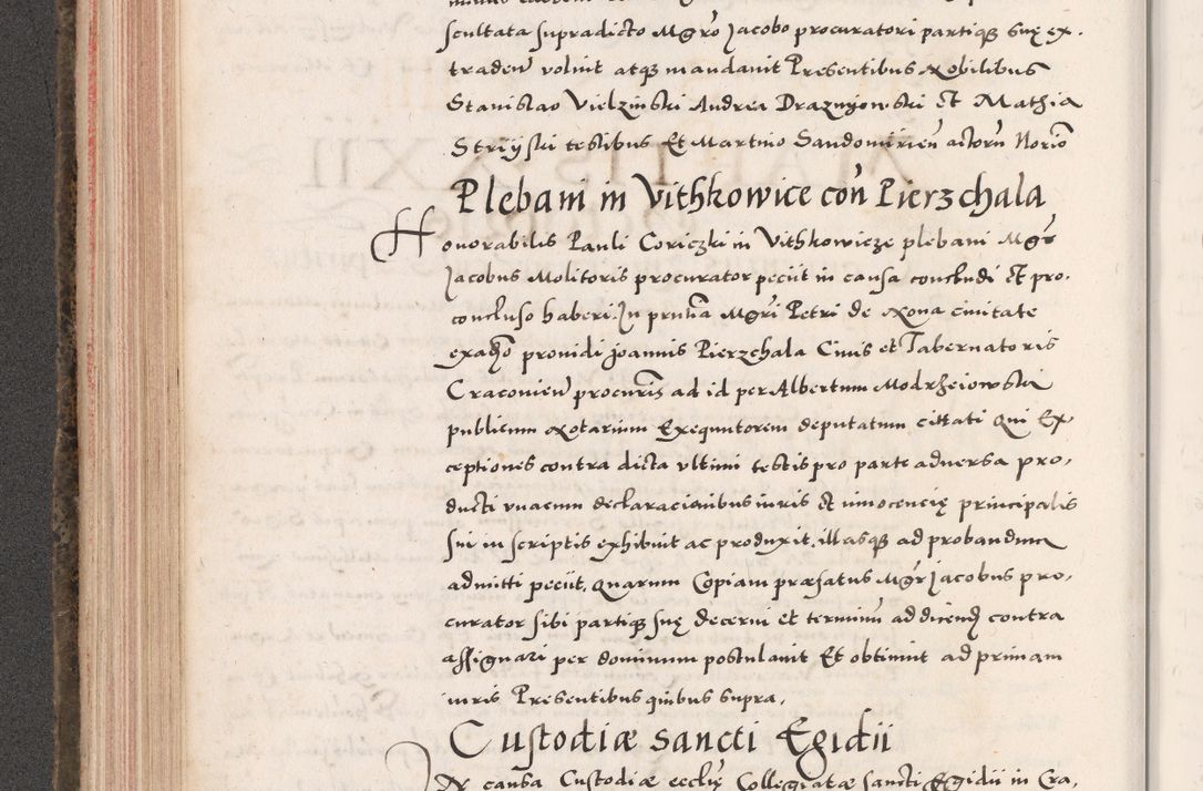 Zdjęcie nr 248 dla obiektu archiwalnego: Acta actorum causarum, sententiarum tam diffinitivarum quam interloquutoriarum, decretorum, obligationum, quietationum, constitutionum procuratorum etc. coram reverendo domino Martino Izdbienski de Russiecz archidiacono Posnaniensi, custode et in spiritualibus vicario generali Cracoviensi, ad annum Domini millesimum quingesimum sexagesimum quintum, cuius indictio octava, pontificatus Pii pape, annus sextus, continuantur