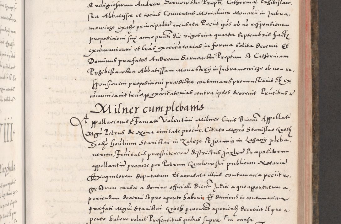 Zdjęcie nr 239 dla obiektu archiwalnego: Acta actorum causarum, sententiarum tam diffinitivarum quam interloquutoriarum, decretorum, obligationum, quietationum, constitutionum procuratorum etc. coram reverendo domino Martino Izdbienski de Russiecz archidiacono Posnaniensi, custode et in spiritualibus vicario generali Cracoviensi, ad annum Domini millesimum quingesimum sexagesimum quintum, cuius indictio octava, pontificatus Pii pape, annus sextus, continuantur