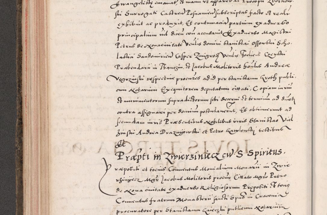 Zdjęcie nr 236 dla obiektu archiwalnego: Acta actorum causarum, sententiarum tam diffinitivarum quam interloquutoriarum, decretorum, obligationum, quietationum, constitutionum procuratorum etc. coram reverendo domino Martino Izdbienski de Russiecz archidiacono Posnaniensi, custode et in spiritualibus vicario generali Cracoviensi, ad annum Domini millesimum quingesimum sexagesimum quintum, cuius indictio octava, pontificatus Pii pape, annus sextus, continuantur