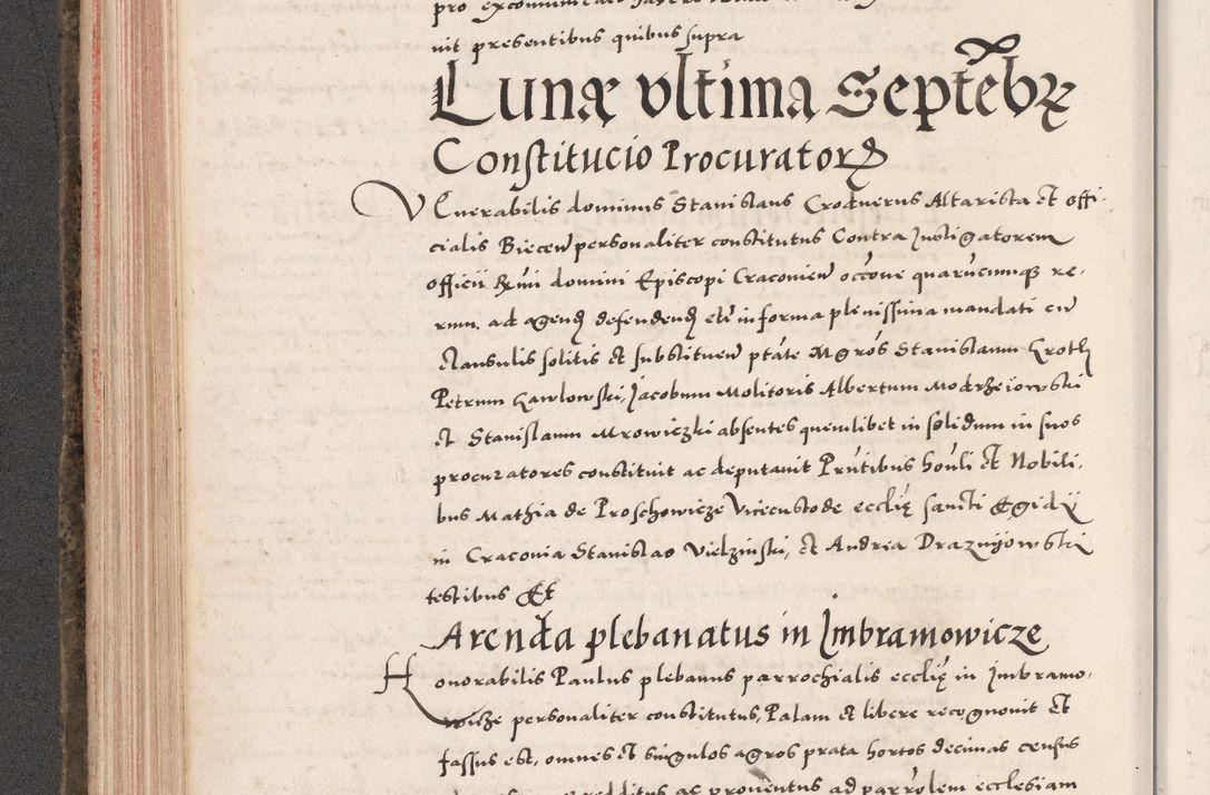 Zdjęcie nr 232 dla obiektu archiwalnego: Acta actorum causarum, sententiarum tam diffinitivarum quam interloquutoriarum, decretorum, obligationum, quietationum, constitutionum procuratorum etc. coram reverendo domino Martino Izdbienski de Russiecz archidiacono Posnaniensi, custode et in spiritualibus vicario generali Cracoviensi, ad annum Domini millesimum quingesimum sexagesimum quintum, cuius indictio octava, pontificatus Pii pape, annus sextus, continuantur