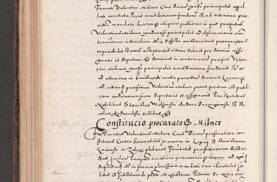 Zdjęcie nr 234 dla obiektu archiwalnego: Acta actorum causarum, sententiarum tam diffinitivarum quam interloquutoriarum, decretorum, obligationum, quietationum, constitutionum procuratorum etc. coram reverendo domino Martino Izdbienski de Russiecz archidiacono Posnaniensi, custode et in spiritualibus vicario generali Cracoviensi, ad annum Domini millesimum quingesimum sexagesimum quintum, cuius indictio octava, pontificatus Pii pape, annus sextus, continuantur
