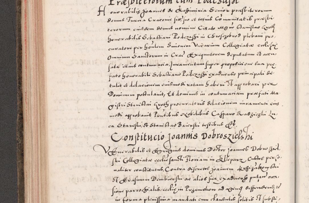Zdjęcie nr 226 dla obiektu archiwalnego: Acta actorum causarum, sententiarum tam diffinitivarum quam interloquutoriarum, decretorum, obligationum, quietationum, constitutionum procuratorum etc. coram reverendo domino Martino Izdbienski de Russiecz archidiacono Posnaniensi, custode et in spiritualibus vicario generali Cracoviensi, ad annum Domini millesimum quingesimum sexagesimum quintum, cuius indictio octava, pontificatus Pii pape, annus sextus, continuantur