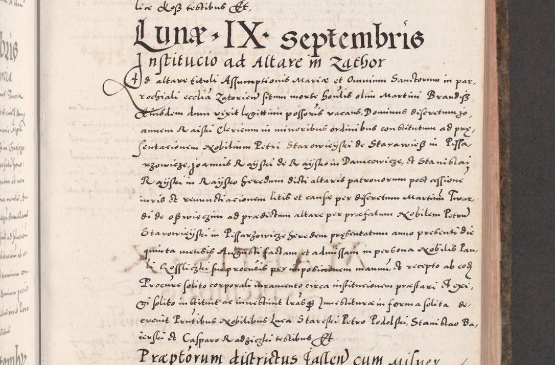 Zdjęcie nr 223 dla obiektu archiwalnego: Acta actorum causarum, sententiarum tam diffinitivarum quam interloquutoriarum, decretorum, obligationum, quietationum, constitutionum procuratorum etc. coram reverendo domino Martino Izdbienski de Russiecz archidiacono Posnaniensi, custode et in spiritualibus vicario generali Cracoviensi, ad annum Domini millesimum quingesimum sexagesimum quintum, cuius indictio octava, pontificatus Pii pape, annus sextus, continuantur