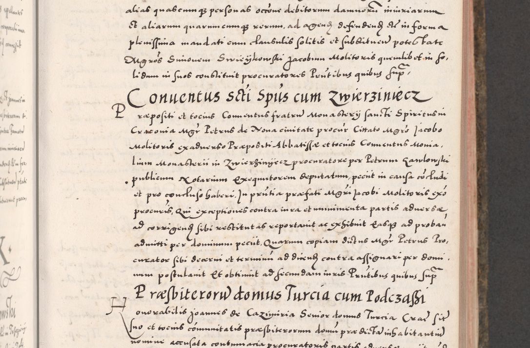 Zdjęcie nr 225 dla obiektu archiwalnego: Acta actorum causarum, sententiarum tam diffinitivarum quam interloquutoriarum, decretorum, obligationum, quietationum, constitutionum procuratorum etc. coram reverendo domino Martino Izdbienski de Russiecz archidiacono Posnaniensi, custode et in spiritualibus vicario generali Cracoviensi, ad annum Domini millesimum quingesimum sexagesimum quintum, cuius indictio octava, pontificatus Pii pape, annus sextus, continuantur