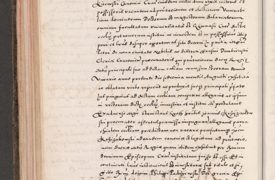 Zdjęcie nr 218 dla obiektu archiwalnego: Acta actorum causarum, sententiarum tam diffinitivarum quam interloquutoriarum, decretorum, obligationum, quietationum, constitutionum procuratorum etc. coram reverendo domino Martino Izdbienski de Russiecz archidiacono Posnaniensi, custode et in spiritualibus vicario generali Cracoviensi, ad annum Domini millesimum quingesimum sexagesimum quintum, cuius indictio octava, pontificatus Pii pape, annus sextus, continuantur