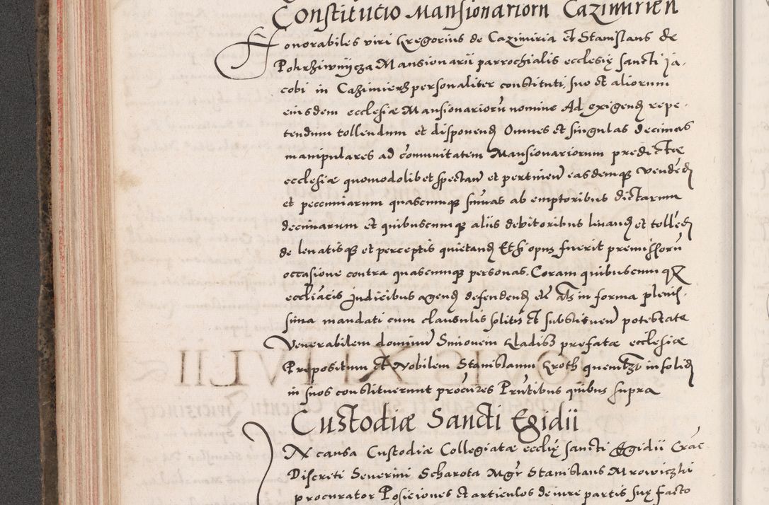 Zdjęcie nr 206 dla obiektu archiwalnego: Acta actorum causarum, sententiarum tam diffinitivarum quam interloquutoriarum, decretorum, obligationum, quietationum, constitutionum procuratorum etc. coram reverendo domino Martino Izdbienski de Russiecz archidiacono Posnaniensi, custode et in spiritualibus vicario generali Cracoviensi, ad annum Domini millesimum quingesimum sexagesimum quintum, cuius indictio octava, pontificatus Pii pape, annus sextus, continuantur
