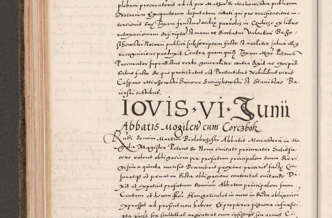 Zdjęcie nr 192 dla obiektu archiwalnego: Acta actorum causarum, sententiarum tam diffinitivarum quam interloquutoriarum, decretorum, obligationum, quietationum, constitutionum procuratorum etc. coram reverendo domino Martino Izdbienski de Russiecz archidiacono Posnaniensi, custode et in spiritualibus vicario generali Cracoviensi, ad annum Domini millesimum quingesimum sexagesimum quintum, cuius indictio octava, pontificatus Pii pape, annus sextus, continuantur