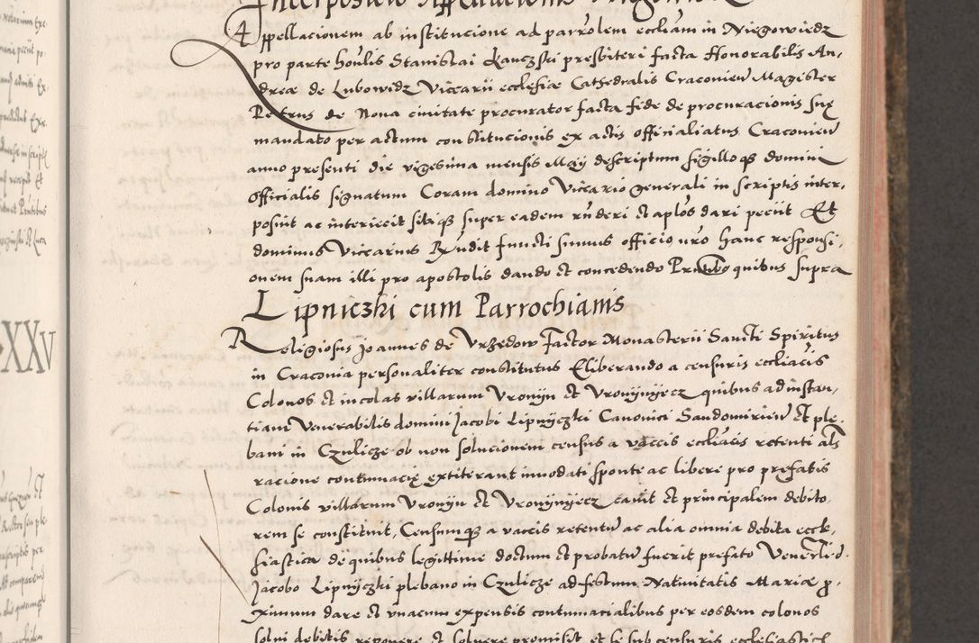 Zdjęcie nr 189 dla obiektu archiwalnego: Acta actorum causarum, sententiarum tam diffinitivarum quam interloquutoriarum, decretorum, obligationum, quietationum, constitutionum procuratorum etc. coram reverendo domino Martino Izdbienski de Russiecz archidiacono Posnaniensi, custode et in spiritualibus vicario generali Cracoviensi, ad annum Domini millesimum quingesimum sexagesimum quintum, cuius indictio octava, pontificatus Pii pape, annus sextus, continuantur