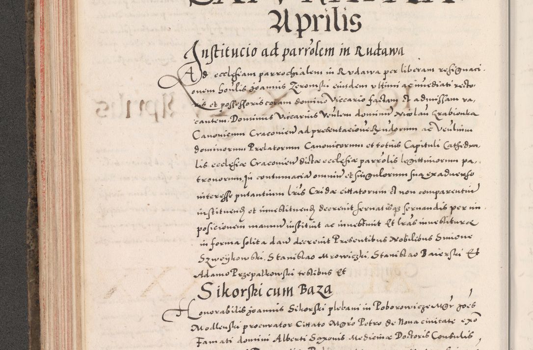 Zdjęcie nr 180 dla obiektu archiwalnego: Acta actorum causarum, sententiarum tam diffinitivarum quam interloquutoriarum, decretorum, obligationum, quietationum, constitutionum procuratorum etc. coram reverendo domino Martino Izdbienski de Russiecz archidiacono Posnaniensi, custode et in spiritualibus vicario generali Cracoviensi, ad annum Domini millesimum quingesimum sexagesimum quintum, cuius indictio octava, pontificatus Pii pape, annus sextus, continuantur