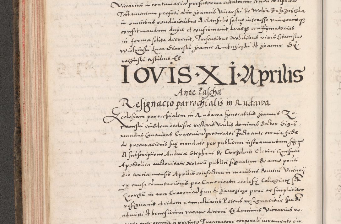 Zdjęcie nr 178 dla obiektu archiwalnego: Acta actorum causarum, sententiarum tam diffinitivarum quam interloquutoriarum, decretorum, obligationum, quietationum, constitutionum procuratorum etc. coram reverendo domino Martino Izdbienski de Russiecz archidiacono Posnaniensi, custode et in spiritualibus vicario generali Cracoviensi, ad annum Domini millesimum quingesimum sexagesimum quintum, cuius indictio octava, pontificatus Pii pape, annus sextus, continuantur