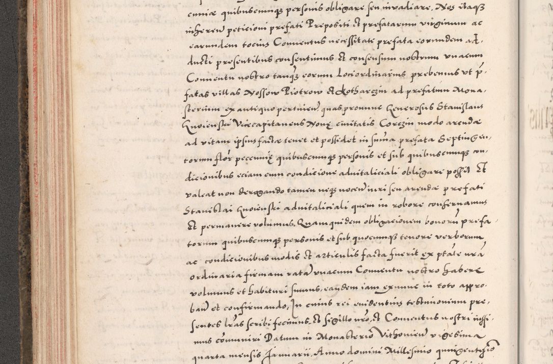 Zdjęcie nr 176 dla obiektu archiwalnego: Acta actorum causarum, sententiarum tam diffinitivarum quam interloquutoriarum, decretorum, obligationum, quietationum, constitutionum procuratorum etc. coram reverendo domino Martino Izdbienski de Russiecz archidiacono Posnaniensi, custode et in spiritualibus vicario generali Cracoviensi, ad annum Domini millesimum quingesimum sexagesimum quintum, cuius indictio octava, pontificatus Pii pape, annus sextus, continuantur