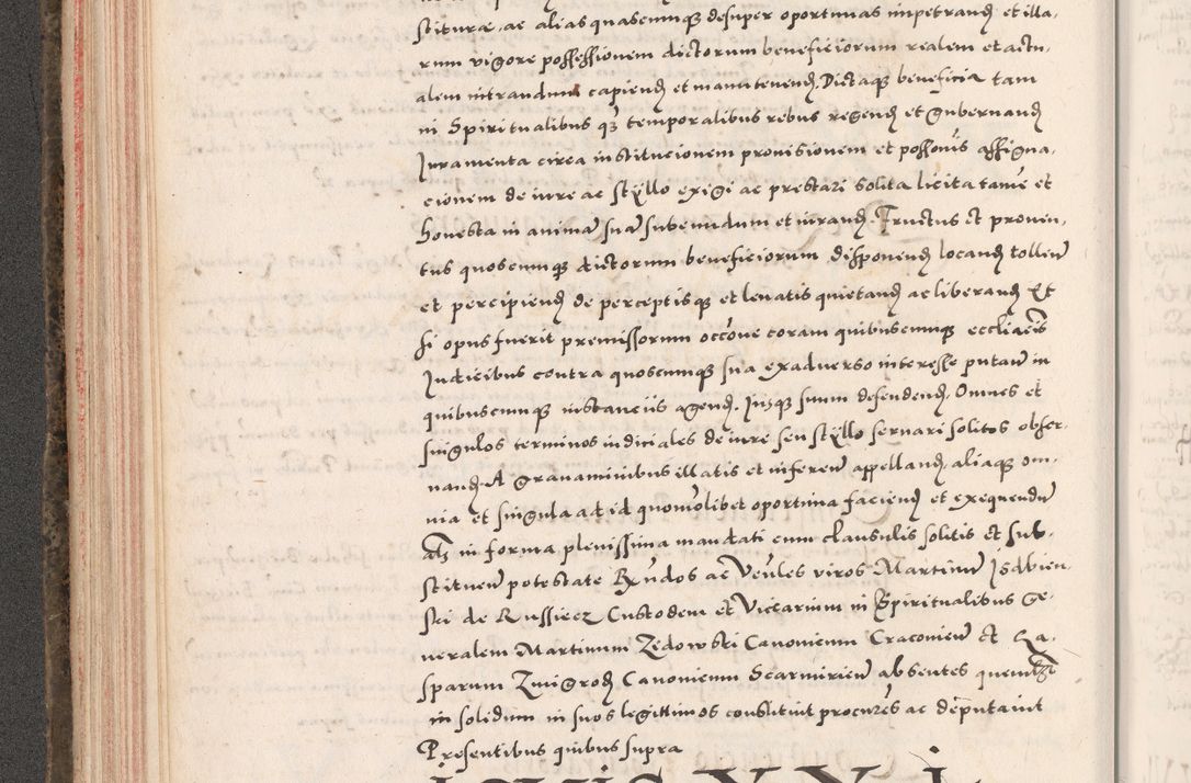 Zdjęcie nr 166 dla obiektu archiwalnego: Acta actorum causarum, sententiarum tam diffinitivarum quam interloquutoriarum, decretorum, obligationum, quietationum, constitutionum procuratorum etc. coram reverendo domino Martino Izdbienski de Russiecz archidiacono Posnaniensi, custode et in spiritualibus vicario generali Cracoviensi, ad annum Domini millesimum quingesimum sexagesimum quintum, cuius indictio octava, pontificatus Pii pape, annus sextus, continuantur