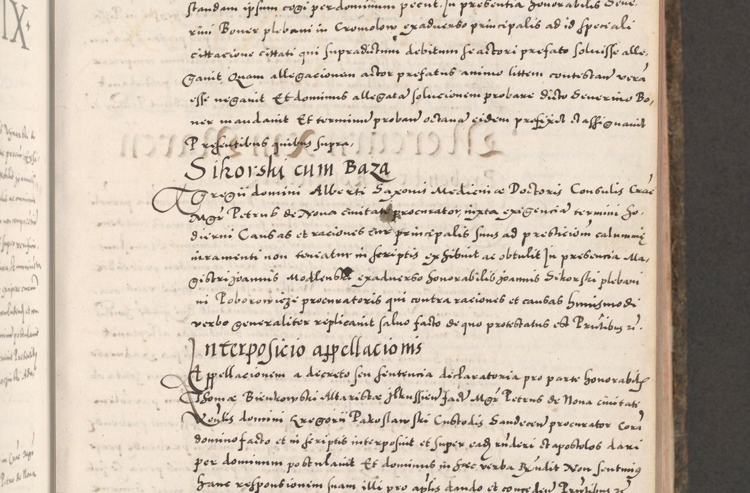 Zdjęcie nr 161 dla obiektu archiwalnego: Acta actorum causarum, sententiarum tam diffinitivarum quam interloquutoriarum, decretorum, obligationum, quietationum, constitutionum procuratorum etc. coram reverendo domino Martino Izdbienski de Russiecz archidiacono Posnaniensi, custode et in spiritualibus vicario generali Cracoviensi, ad annum Domini millesimum quingesimum sexagesimum quintum, cuius indictio octava, pontificatus Pii pape, annus sextus, continuantur