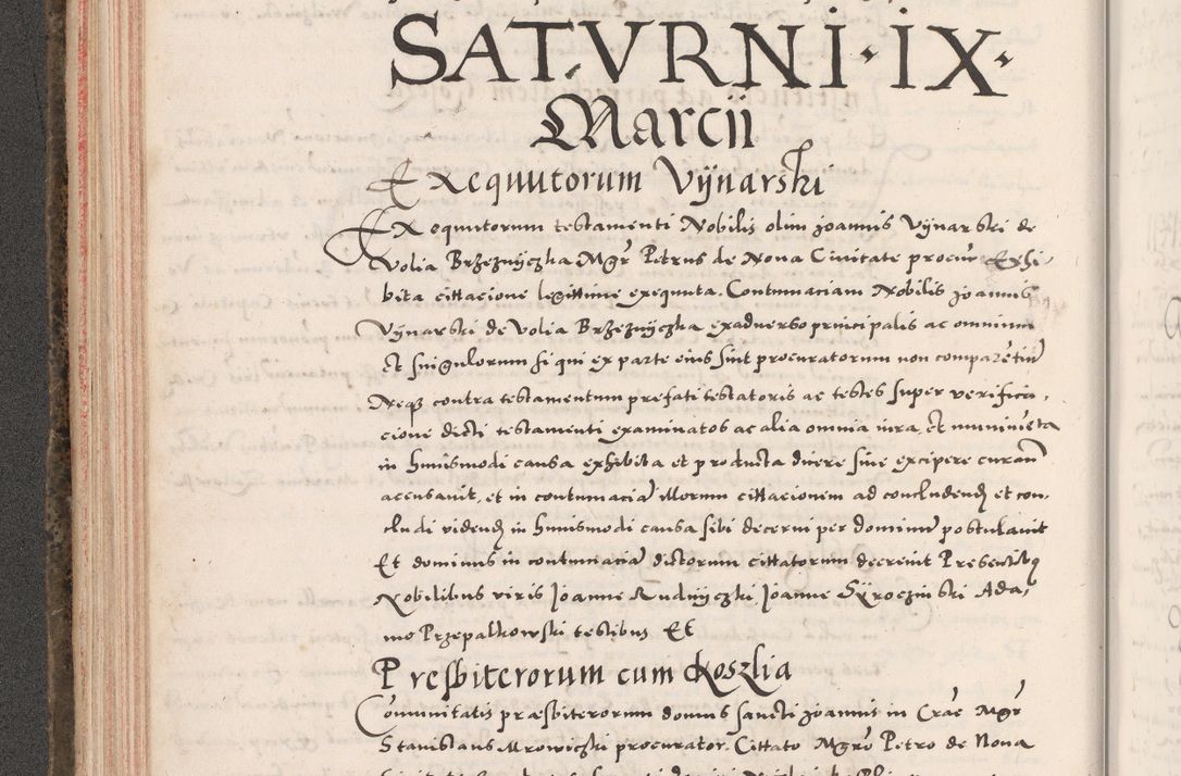 Zdjęcie nr 160 dla obiektu archiwalnego: Acta actorum causarum, sententiarum tam diffinitivarum quam interloquutoriarum, decretorum, obligationum, quietationum, constitutionum procuratorum etc. coram reverendo domino Martino Izdbienski de Russiecz archidiacono Posnaniensi, custode et in spiritualibus vicario generali Cracoviensi, ad annum Domini millesimum quingesimum sexagesimum quintum, cuius indictio octava, pontificatus Pii pape, annus sextus, continuantur