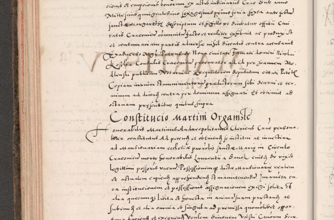 Zdjęcie nr 158 dla obiektu archiwalnego: Acta actorum causarum, sententiarum tam diffinitivarum quam interloquutoriarum, decretorum, obligationum, quietationum, constitutionum procuratorum etc. coram reverendo domino Martino Izdbienski de Russiecz archidiacono Posnaniensi, custode et in spiritualibus vicario generali Cracoviensi, ad annum Domini millesimum quingesimum sexagesimum quintum, cuius indictio octava, pontificatus Pii pape, annus sextus, continuantur