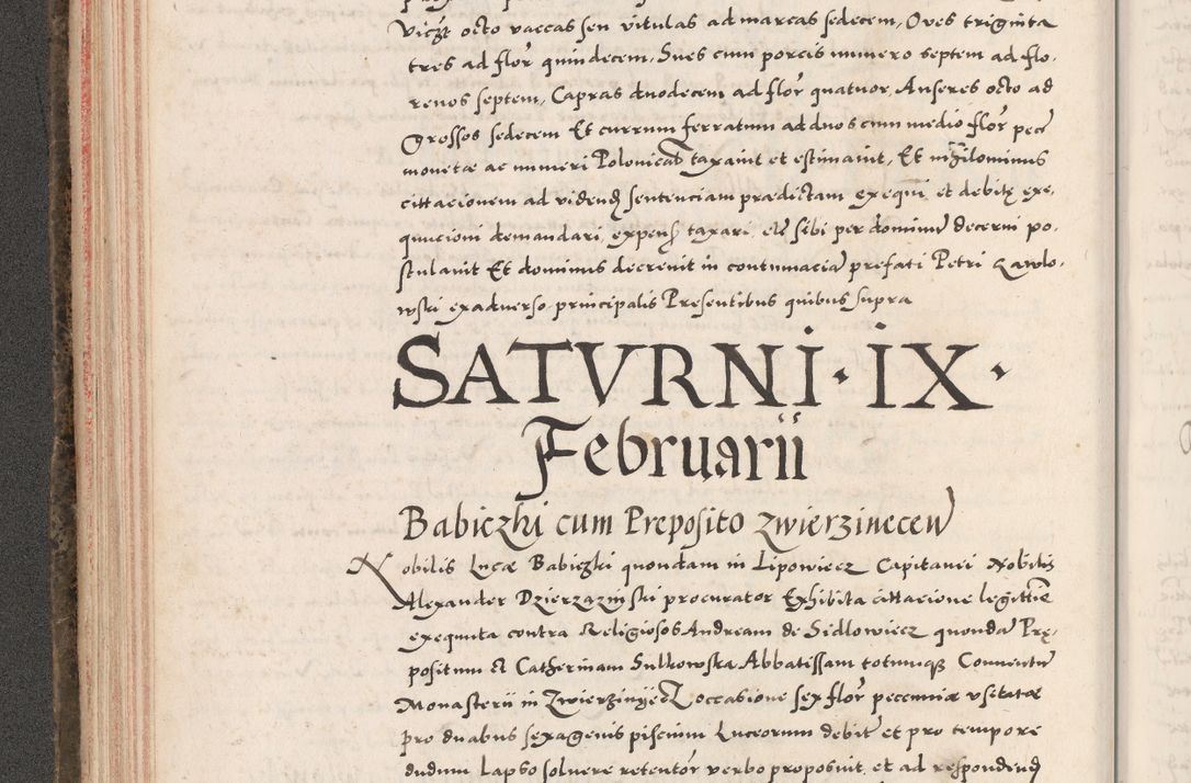 Zdjęcie nr 146 dla obiektu archiwalnego: Acta actorum causarum, sententiarum tam diffinitivarum quam interloquutoriarum, decretorum, obligationum, quietationum, constitutionum procuratorum etc. coram reverendo domino Martino Izdbienski de Russiecz archidiacono Posnaniensi, custode et in spiritualibus vicario generali Cracoviensi, ad annum Domini millesimum quingesimum sexagesimum quintum, cuius indictio octava, pontificatus Pii pape, annus sextus, continuantur
