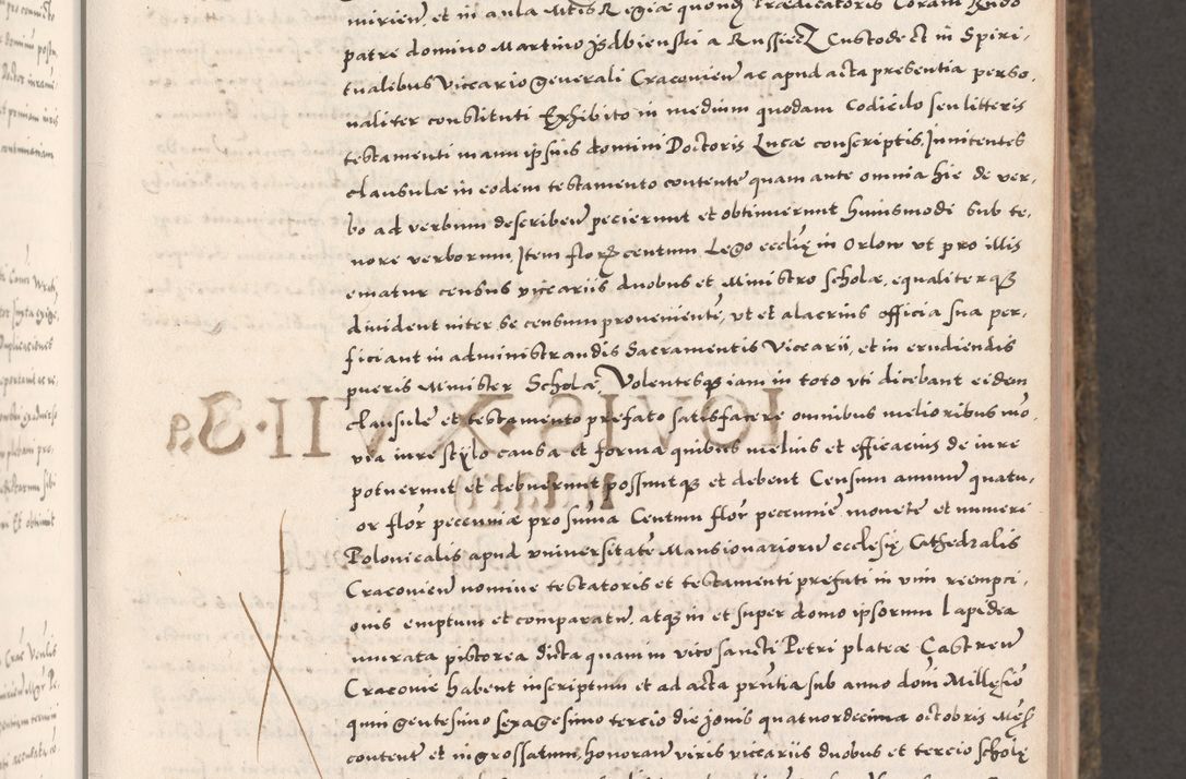 Zdjęcie nr 127 dla obiektu archiwalnego: Acta actorum causarum, sententiarum tam diffinitivarum quam interloquutoriarum, decretorum, obligationum, quietationum, constitutionum procuratorum etc. coram reverendo domino Martino Izdbienski de Russiecz archidiacono Posnaniensi, custode et in spiritualibus vicario generali Cracoviensi, ad annum Domini millesimum quingesimum sexagesimum quintum, cuius indictio octava, pontificatus Pii pape, annus sextus, continuantur
