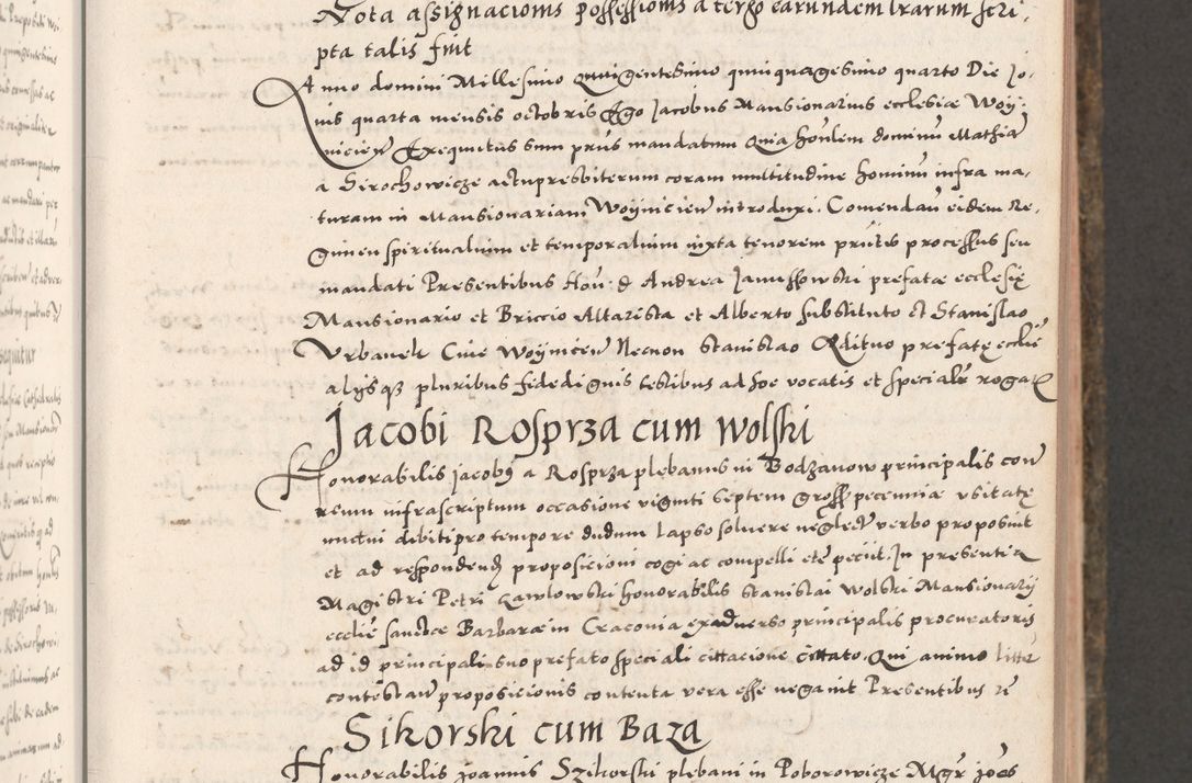 Zdjęcie nr 125 dla obiektu archiwalnego: Acta actorum causarum, sententiarum tam diffinitivarum quam interloquutoriarum, decretorum, obligationum, quietationum, constitutionum procuratorum etc. coram reverendo domino Martino Izdbienski de Russiecz archidiacono Posnaniensi, custode et in spiritualibus vicario generali Cracoviensi, ad annum Domini millesimum quingesimum sexagesimum quintum, cuius indictio octava, pontificatus Pii pape, annus sextus, continuantur