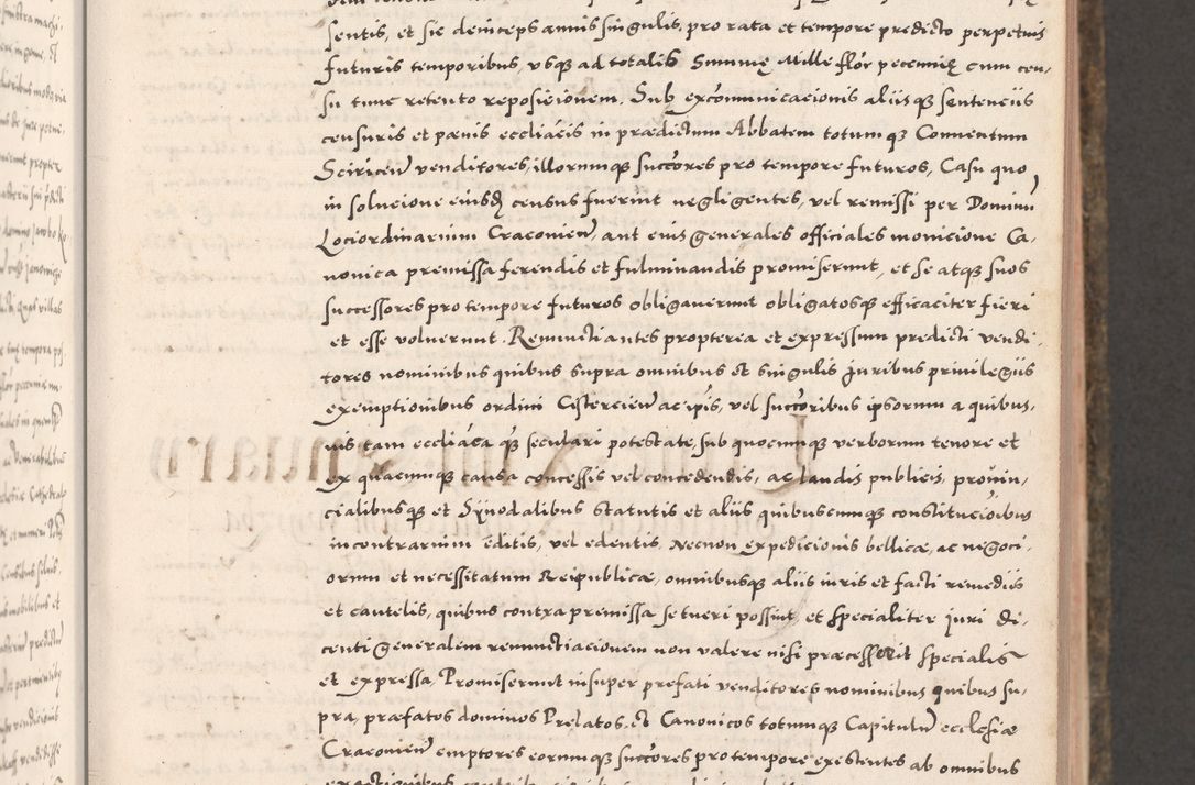 Zdjęcie nr 121 dla obiektu archiwalnego: Acta actorum causarum, sententiarum tam diffinitivarum quam interloquutoriarum, decretorum, obligationum, quietationum, constitutionum procuratorum etc. coram reverendo domino Martino Izdbienski de Russiecz archidiacono Posnaniensi, custode et in spiritualibus vicario generali Cracoviensi, ad annum Domini millesimum quingesimum sexagesimum quintum, cuius indictio octava, pontificatus Pii pape, annus sextus, continuantur