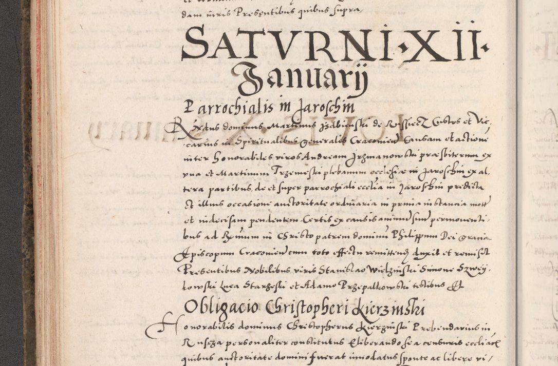 Zdjęcie nr 118 dla obiektu archiwalnego: Acta actorum causarum, sententiarum tam diffinitivarum quam interloquutoriarum, decretorum, obligationum, quietationum, constitutionum procuratorum etc. coram reverendo domino Martino Izdbienski de Russiecz archidiacono Posnaniensi, custode et in spiritualibus vicario generali Cracoviensi, ad annum Domini millesimum quingesimum sexagesimum quintum, cuius indictio octava, pontificatus Pii pape, annus sextus, continuantur