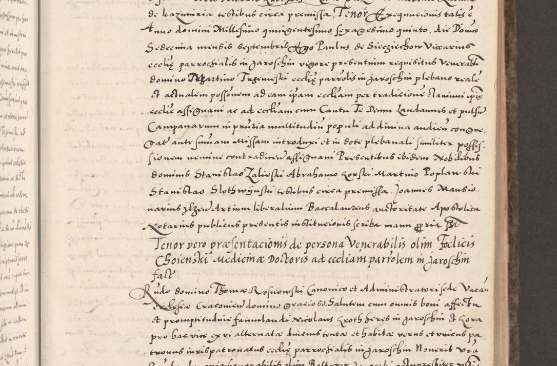 Zdjęcie nr 115 dla obiektu archiwalnego: Acta actorum causarum, sententiarum tam diffinitivarum quam interloquutoriarum, decretorum, obligationum, quietationum, constitutionum procuratorum etc. coram reverendo domino Martino Izdbienski de Russiecz archidiacono Posnaniensi, custode et in spiritualibus vicario generali Cracoviensi, ad annum Domini millesimum quingesimum sexagesimum quintum, cuius indictio octava, pontificatus Pii pape, annus sextus, continuantur