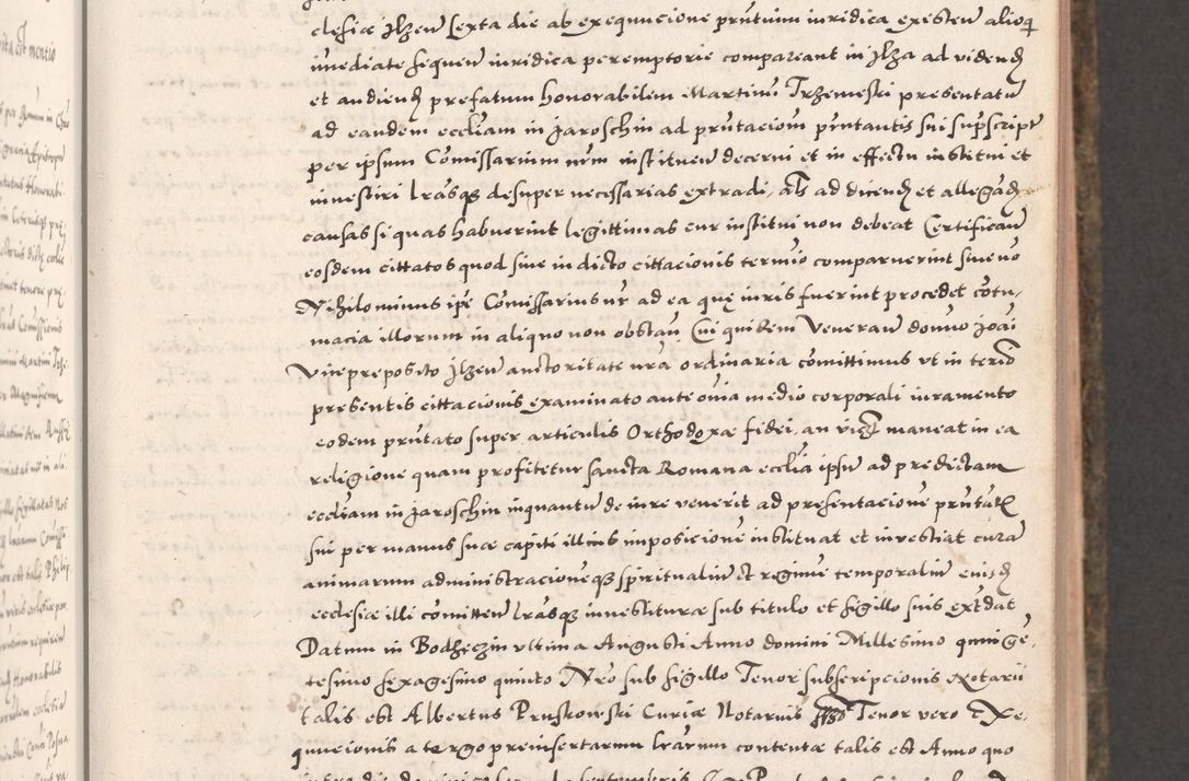 Zdjęcie nr 113 dla obiektu archiwalnego: Acta actorum causarum, sententiarum tam diffinitivarum quam interloquutoriarum, decretorum, obligationum, quietationum, constitutionum procuratorum etc. coram reverendo domino Martino Izdbienski de Russiecz archidiacono Posnaniensi, custode et in spiritualibus vicario generali Cracoviensi, ad annum Domini millesimum quingesimum sexagesimum quintum, cuius indictio octava, pontificatus Pii pape, annus sextus, continuantur